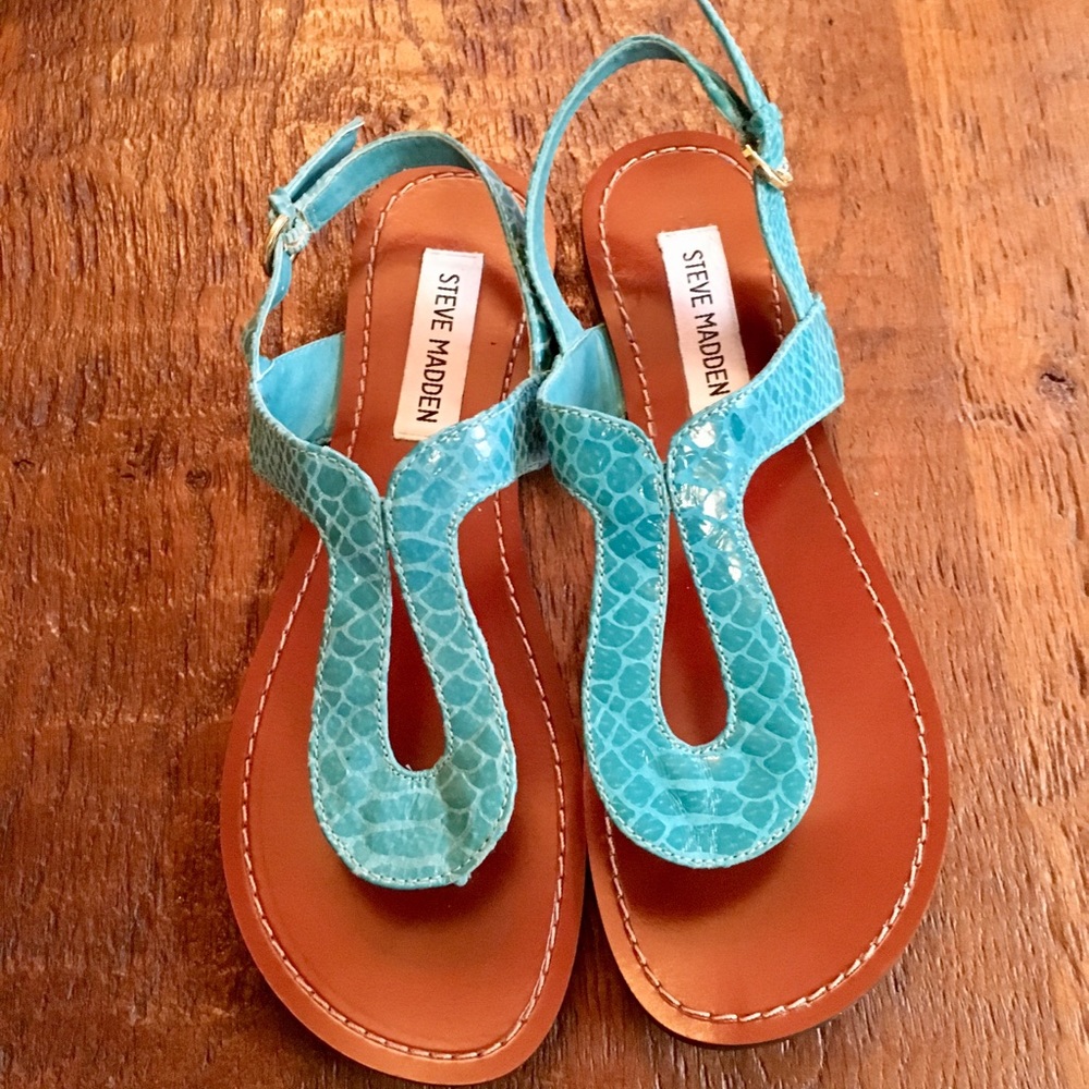Steve Madden SANFRANN Teal Sandal